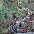 Praiano, sequestrata una discarica abusiva di motoveicoli /FOTO