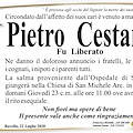 Ravello, addio a Pietro (Pierino) Cestaro