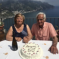 Ravello, le nozze d'oro di Vincenzo e Fernanda al tempo del coronavirus [FOTO]