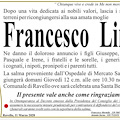 Ravello, non ce l'ha fatta Francesco Lima