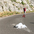 Ravello-Tramonti: si apre voragine al centro della strada [FOTO-VIDEO]