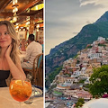 Relax a Positano per le sorelle e attrici, Ali e Tiera Skovbye /foto