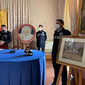 Riconsegnata al Comune di Napoli l'opera trafugata e ritrovata di Gennaro Villani che raffigura Agerola