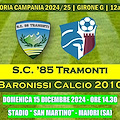 S.C. ’85 Tramonti: 15 dicembre sfida cruciale al "San Martino" di Maiori contro il Baronissi Calcio