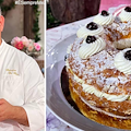 Sal De Riso incanta i telespettatori di Rai Uno con la Zeppola di San Giuseppe in versione gigante /RICETTA