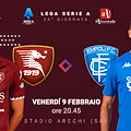 Salernitana-Empoli, granata sempre emergenza in difesa: le probabili formazioni 