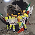 Salerno Porta Ovest, abbattuto il diaframma della carreggiata Sud