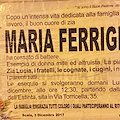 Scala: si è spenta Zia Maria Ferrigno, donna laboriosa e generosa 