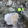 Scenario apocalittico sulla frana di Capo d'Orso: sopralluoghi tecnici in mattinata, situazione complessa [FOTO-VIDEO]