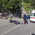 Scontro tra moto sull'Amalfitana, centauro in ospedale [FOTO]