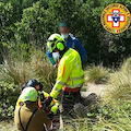 Si ferisce durante escursione, soccorso in elicottero sul Sentiero degli Dei