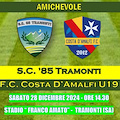 Sport Club '85 Tramonti VS Costa d’Amalfi Under19: amichevole natalizia a Tramonti