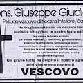 Stop a processioni nell'Agro, manifesto "funebre" per colpire Monsignor Giuseppe Giudice. Solidarietà anche dalla Costa d'Amalfi