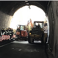 Sul fronte franoso di Amalfi lavoro incessante di uomini e mezzi Anas [FOTO] 