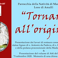 “Tornare all'origine”, 6 settembre a Lone di Amalfi il convegno in occasione della festa patronale