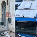 Tramonti, bus perde il controllo e finisce contro la facciata di un palazzo a Pucara