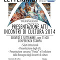 Vietri sul Mare, 3 settembre presentazione “Congrega letteraria”