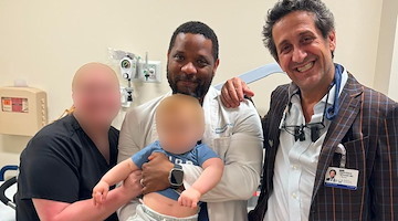 Al fianco di Francesco Gargano per un'intensa esperienza al Jersey Shore University Medical Center /foto