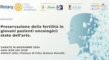 Amalfi ospita l’evento “Preservazione della fertilità in giovani pazienti oncologici: stato dell’arte”