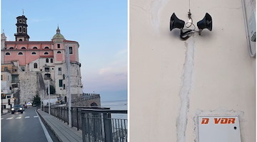 Atrani testa il sistema vocale di allerta meteo: "Nessun allarmismo, solo una prova"