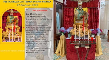 Celebrare il Giubileo: festa della Cattedra di San Pietro a Figlino di Tramonti