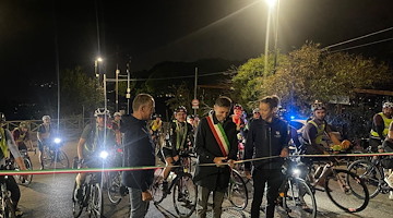 Ercolano, "Two Volcano Sprint 2024": il via dal Vesuvio con il sindaco Ciro Buonajuto /foto