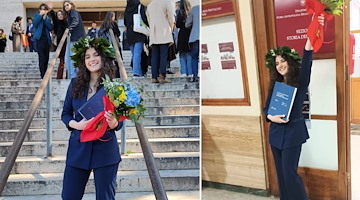 Flavia Di Martino si laurea con 110 e lode in Storia dell'Arte alla Sapienza di Roma