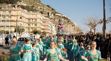 Gran finale del Carnevale a Tramonti, 13 marzo festa in Piazza Treviso