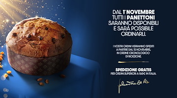 I panettoni di Sal De Riso, capolavori di dolcezza prenotabili dal 1° novembre 