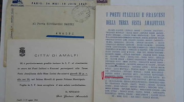 Il 23 agosto 1962 Amalfi ospitava i poeti d’Italia e di Francia: la Festa delle Muse Latine