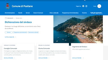 Il Comune di Positano presenta il nuovo sito web istituzionale: "Più accessibile, moderno e vicino ai cittadini"