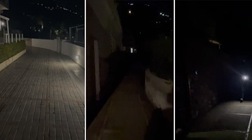 Illuminazione pubblica spenta da tempo a Praiano: i cittadini chiedono un intervento urgente /foto