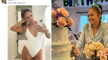 Jennifer Lopez compie 55 anni e posta una foto scattata al "Villa Treville" di Positano