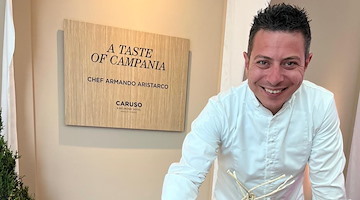 L'Executive Chef del Caruso di Ravello Armando Aristarco porta i sapori della Costa d'Amalfi a Singapore 