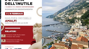 “L’Utilità dell’Inutile”, ad Amalfi le giornate di orientamento per l’Università