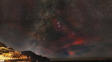 La maestosità della Costellazione di Orione nel cielo di Amalfi: il viaggio di Simeone Pendolo tra le nebulose invernali