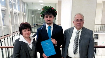 Laurea da 110 e lode in Ingegneria Elettrica per Andrea Ruocco di Tramonti