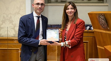 Mosè Alise premiato come One Health Ambassador al Senato della Repubblica