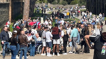 Pompei, record di visitatori e gestione dei flussi