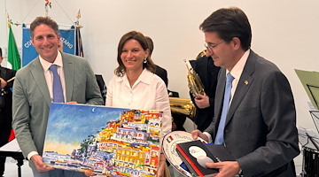 Positano celebra il suo legame con Thurnau con l'inaugurazione dell'Associazione Accordi Culturali