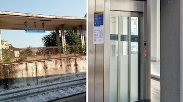 Rete Ferroviaria Italiana apre un nuovo ascensore nella stazione di Salerno Irno