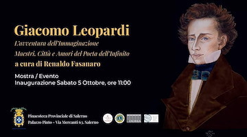 Salerno, 5 ottobre l'inaugurazione della mostra di Renaldo Fasanaro dedicata a Giacomo Leopardi 