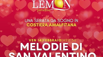 San Valentino in musica in Costiera Amalfitana: 14 febbraio “Saxophone Show Live Dinner” al ‘Lemon Paradise’ di Minori