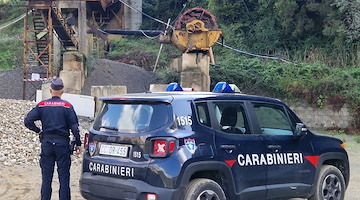 Sequestrato impianto abusivo di lavorazione della ghiaia nel letto del Fiume Alento