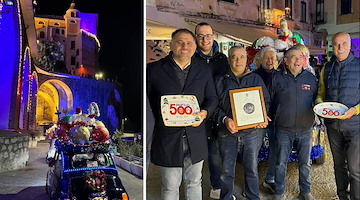 Stasera il Club 500 Positano fa tappa ad Atrani con le auto storiche vestite a festa