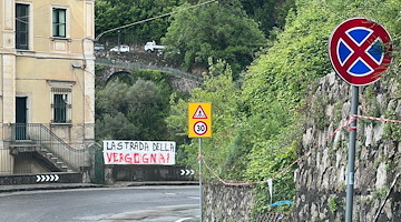 Strada Castiglione-Ravello: dal 2 al 7 dicembre lavori notturni per rifacimento del manto stradale