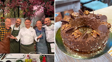 Torta di noci e marmellata d'arance: così il Maestro Sal De Riso saluta l'autunno in TV