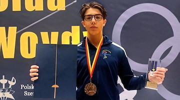 Vietri sul Mare, Giuseppe Di Martino è bronzo a Varsavia nel Circuito Europeo Under 17