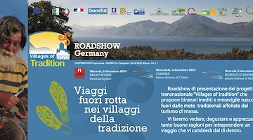 “Villages of Tradition”: anche il Gal Terra Protetta al Roadshow in Germania per promuovere i “viaggi fuori rotta” 