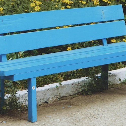 A Vietri sul Mare una panchina azzurra per sensibilizzare sulla Sindrome di Sjögren<br />&copy; Foto da Pexels